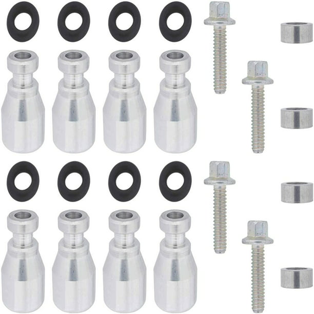 Fuel Injector Spacer Set of 8 Truck Intake Manifold to LS3 Injector Adapter